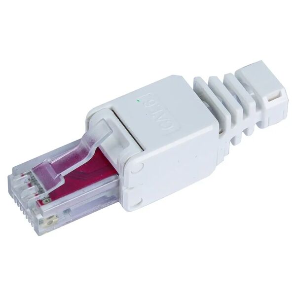 fanton spina modulare plug  utp cat6 per cavo flessibile / rigido a crimpaggio senza utensili