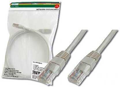 DIGITUS Patch Cord UTP CAT5e Plug RJ45 Rame 0,25m.