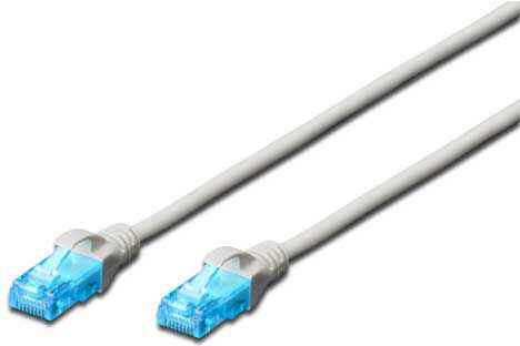 DIGITUS Patch Cord UTP CAT5e Plug RJ45 Rame 15 m