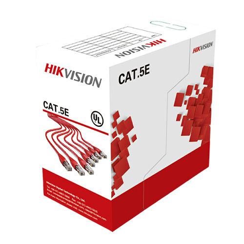 HIKVISION Network Cable DS-1LN5E-S.Cavo Cat5e UTP Rame solido 0,5mm da interno grigio 305 m