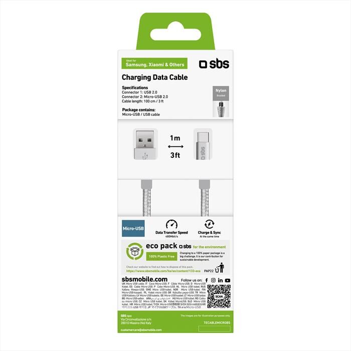 SBS Tecablemicrobs-grigio