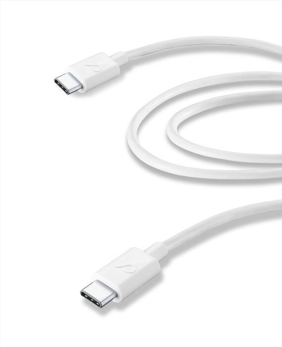 Cellular Line Usbdatacusbc2c2mw Cavo Dati-usb-c To Usb-c-2 Mt-bianco