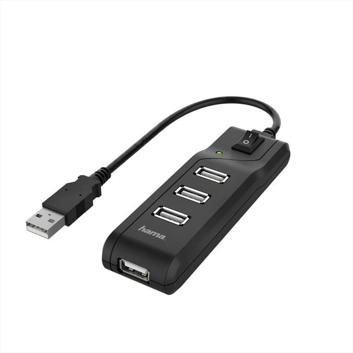 Hama Adattatore Da Tavolo Usb 2.0 Nero