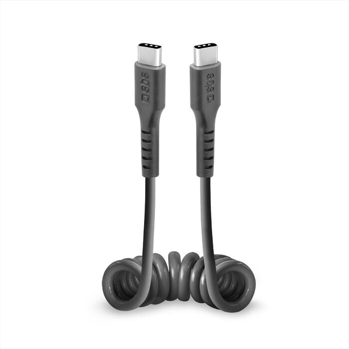 SBS Cavo Spiralato 0,5m Tecabletypccsk-nero