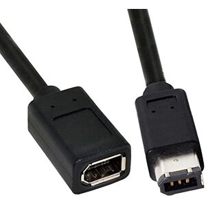 cablecc IEEE 1394 6Pin Firewire naar 1394a 6Pin Vrouwelijke naar Mannelijke Uitbreiding Data Video Capture Card Ondersteuning 400 tot 400 Kabel 20cm