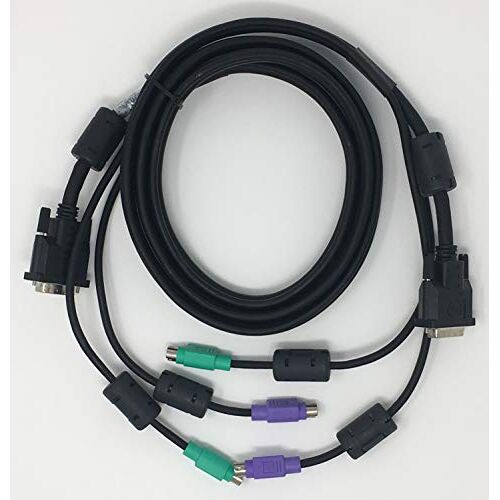 Avocent KVM Kabel Kit Single DVI KVM-kabel 24+1/stekker + 2 x mDIN6/stekker naar 24+1/stekker + 2 x mDIN6/stekker 1,8 m