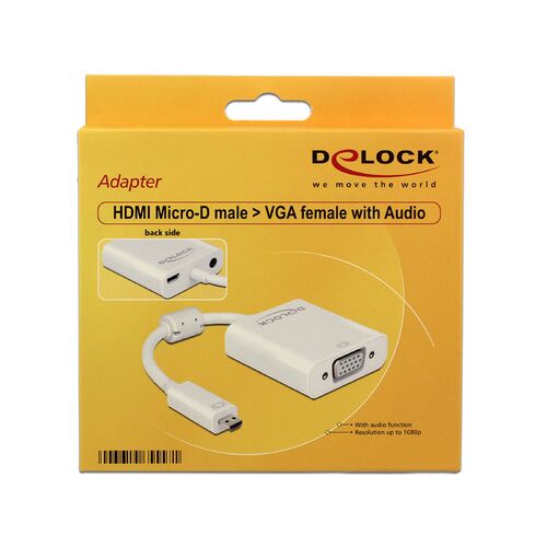 DeLOCK micro-HDMI naar VGA adapter adapter