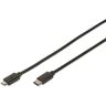 Lucavo Kabel USB C Digitus by Assmann DB-300137-018-S 1,8 m Zwart