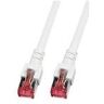 M-CAB Cat6 S/FTP 2 m netwerkkabel S/FTP (S-STP) wit netwerkkabel (2 m, Cat6, S/FTP (S-STP), RJ-45, RJ-45, RJ-45, wit)