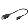 goobay Wentronic USB-adapter (A-bus naar micro B-stekker) 0,20 m