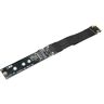 Bewinner M.2 NVMe SSD-verlengkabel, PCB R44SF M.2 Naar PCI E 3.0 X4-verlengkabel, 32G/bps Key Extender voor Win voor Linux, M.2 NVMe SSD-verlengkabel (10cm)