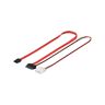 goobay Wentronic HDD 2 in 1 S-ATA SlimLine kabel 0,3 m, rood/zwart
