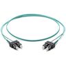 Corning Glasvezel patchkabel 2 x 2,0 mm Multimode Duplex: SC PC Duplex op SC PC Duplex, OM3