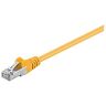 goobay 50168 CAT 5e patchkabel, F/UTP, geel, 5,00 m kabellengte