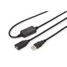 Digitus DA-73100-1 USB-kabel 10 m USB 2.0 USB A Zwart