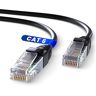 Mr. Tronic Cat6 Ethernet Cable 5m, High Speed LAN Netwerk Cat 6 Ethernet Kabel Voor Snelle Internetverbinding   Rj45 Connector Netwerkkabel, UTP Kabel Cat6 AWG24 CCA Patchkabel (5 Meter, Zwart)