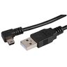 PROSIGNAL Pro Signal PSG91618 USB A stekker naar rechte hoek USB Mini B kabel, 1 m