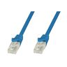 Techly icoc cca6u-015-blt 1,5 m Blue Cat6 U/UTP Patchkabel (UTP) netwerkkabel (1,5 m, Cat6 U/UTP-patchkabel (UTP), RJ-45, blauw)