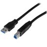 StarTech 2 m gecertificeerde SuperSpeed USB 3.0 A-naar-B-kabel - M/M
