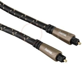 Hama optische audiokabel ODT metaal 1.5M, 5 sterren