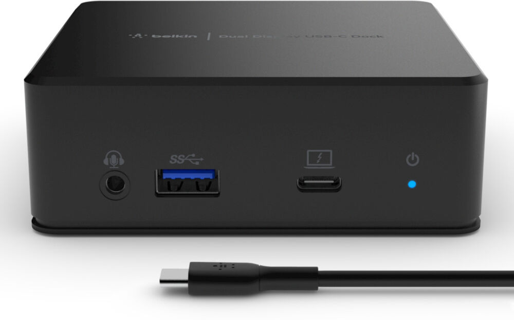 Belkin INC002vfBk USB C Dual Display Dock