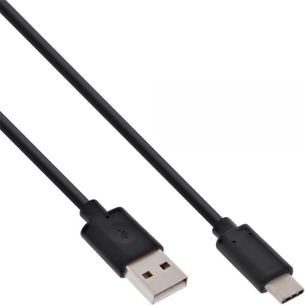 InLine USB A naar USB C kabel 2 meter - USB 2.0
