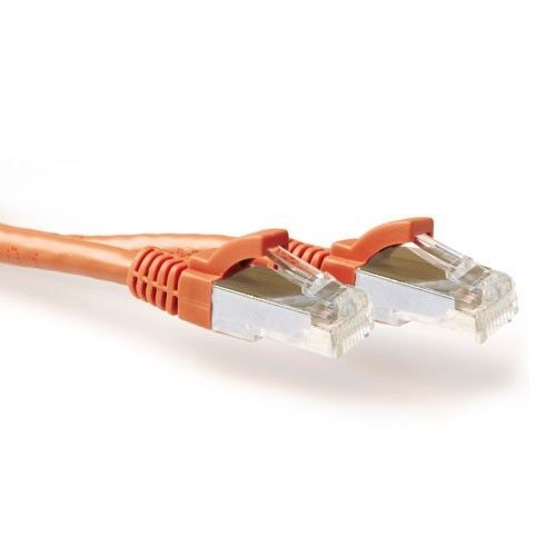 ACT FB7125 LSZH SFTP CAT6A Patchkabel Snagless Oranje - 25 meter
