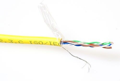 ACT FP780H CAT5E F/UTP LSZH Patchkabel Soepel Geel - 100 meter