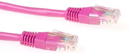 ACT IB1805 U/UTP CAT6 Patchkabel Roze - 5 meter