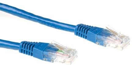 ACT IB3805 U/UTP CAT6A Patchkabel Blauw - 5 meter