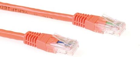 ACT IB4300 U/UTP CAT6A Patchkabel Oranje - 50 cm