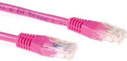 ACT IB7320 U/UTP CAT6A Patchkabel Roze - 20 meter