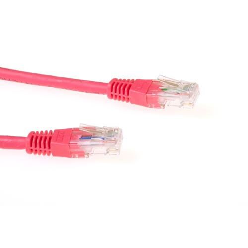 ACT IB9501 LSZH U/UTP CAT6 Patchkabel Rood - 1 meter