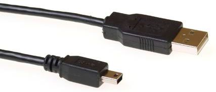 ACT SB2415 USB 2.0 A Male/USB Mini B5 Male - 5 meter