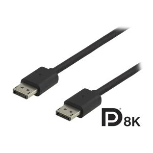 Deltaco Displayport Kabel 8k Svart (3 Meter)