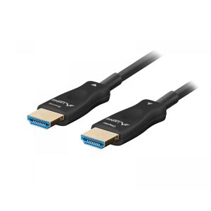 Lanberg Hdmi 2.1 Kabel Optical Svart 8k - 48gbps - 50m