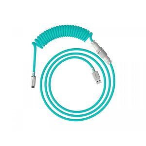 Hyperx Usb-C Coiled Cable - Lysegrønn / Hvit