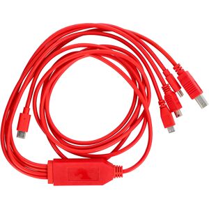 Multifunksjonell 4-I-1-Kabel Med Usb-C - Usb B, Miniusb, Microusb Og Usb-C-Kontakt - 180 Cm