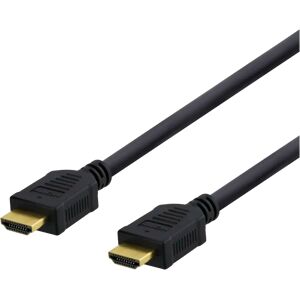 Deltaco High-Speed Hdmi Cable, 1,5 M, Ethernet, 4k Uhd, Black