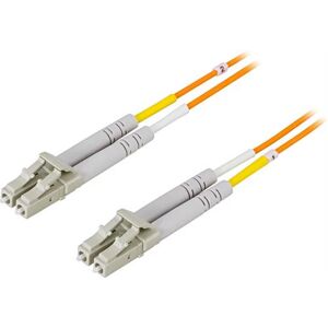 Deltaco Fiberkabel, Lc - Lc, 62,5/125, Om1, Duplex, Multimode, 20m