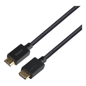 Deltaco Ultra High Speed Hdmi Cable, 5m, Earc, Qms, 8k 60hz, 4k 120hz, Lszh, Black