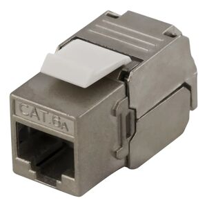 Deltaco Ftp Cat6a Keystone Connector, Shielded, 23-26awg, 
