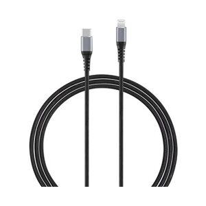 Andersson USB-C - Lightning Braided Black/Space Gray 1,5m