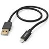 Kabel HAMA Ładujący/data Fabric USB-A - Lightning 1.5m Czarny