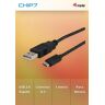 Equip Usb 2.0 Cable A->c M/m 1.0m Type-C