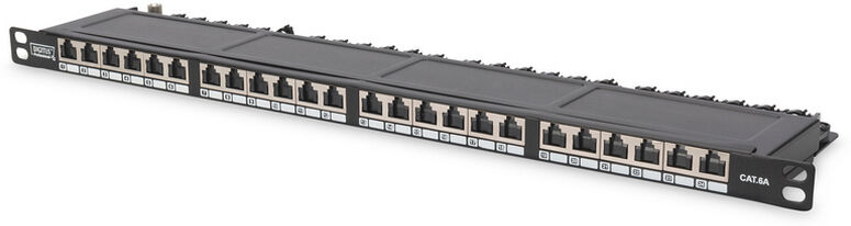 Digitus painel de ligação 24 portas cat6 classe e blindado