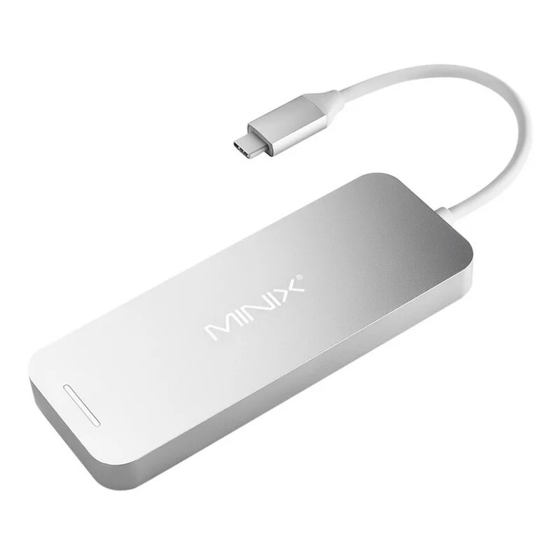 Minix neo storage hub usb-c multiportas com 240gb ssd cinzento para apple macbook