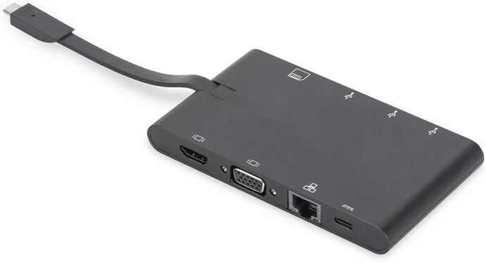 Digitus dock station usb-c preto