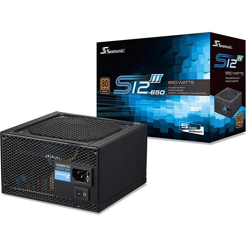 Seasonic s12iii-650 650w 80 plus bronze