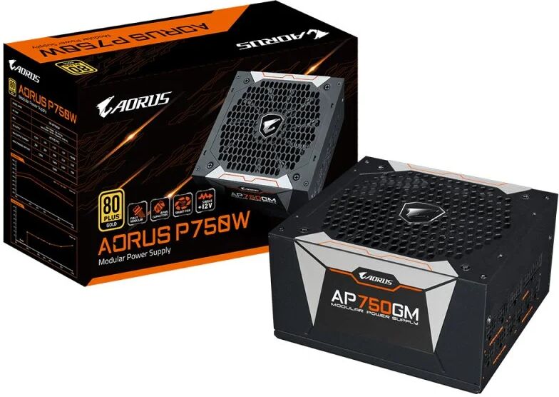 Gigabyte aorus p750w 750w 80 plus gold modular